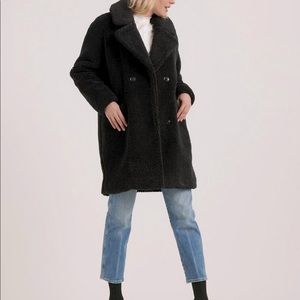 LUCKY BRAND NEW NWT BLACK TEDDY COAT